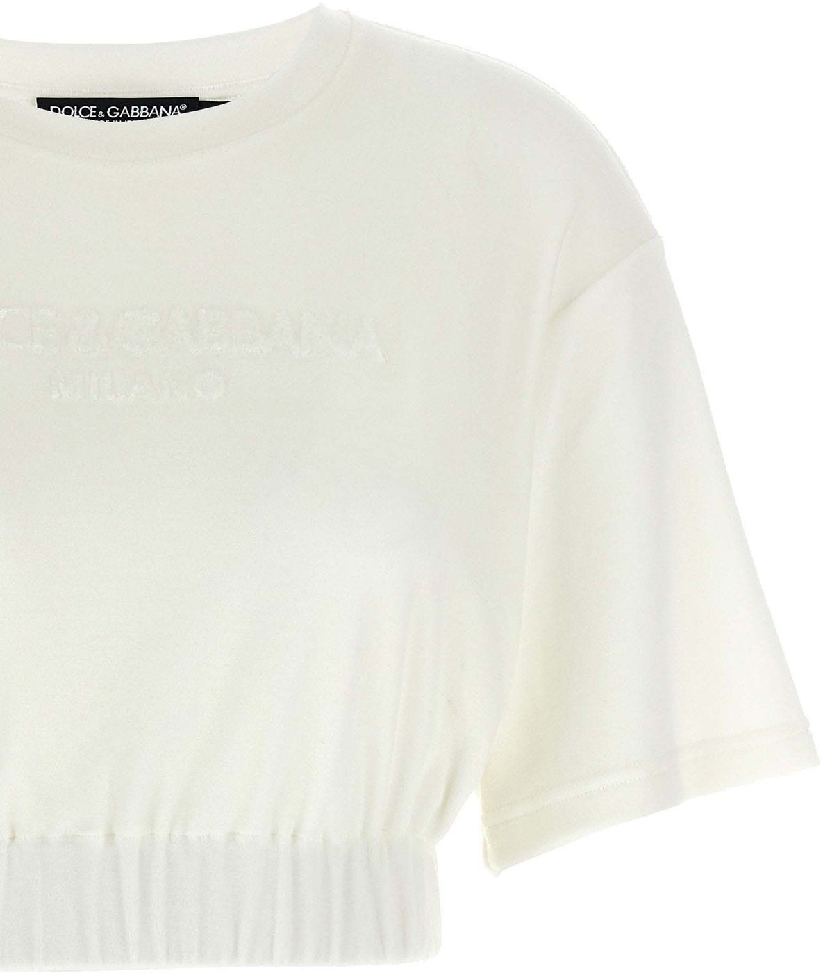 Dolce & Gabbana White Cotton T-Shirt