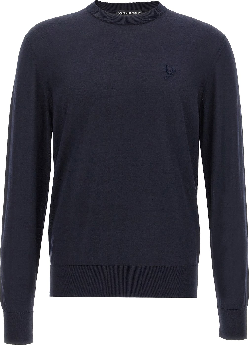 Dolce & Gabbana Blue Silk Cardigan
