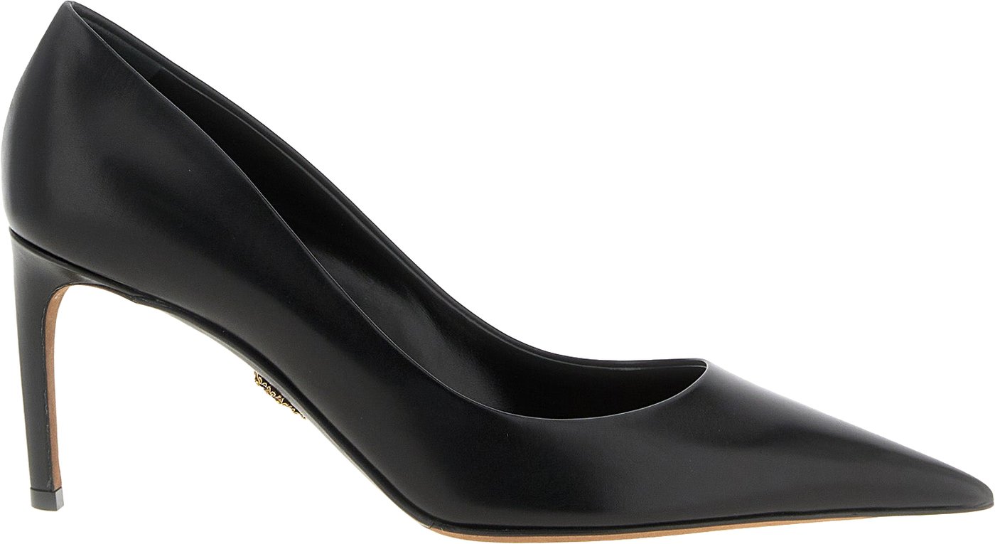 Dolce & Gabbana Black Calfskin High Heel Pumps