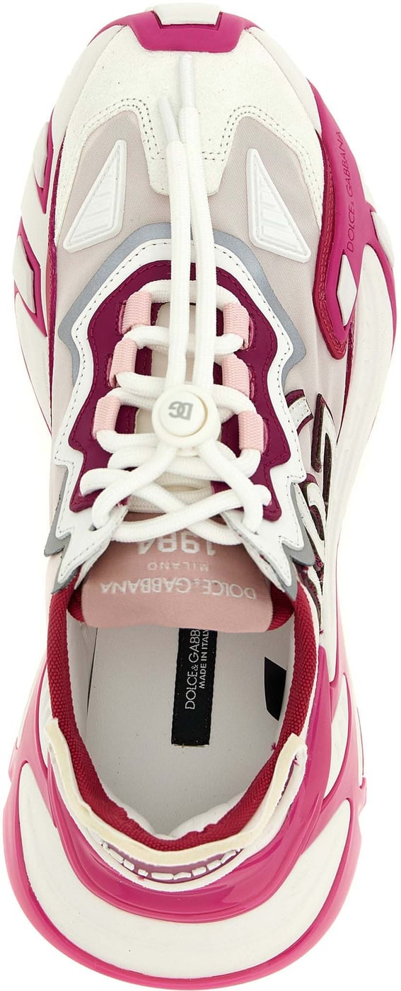 Dolce & Gabbana Fuchsia Viscose Athletic Sneakers