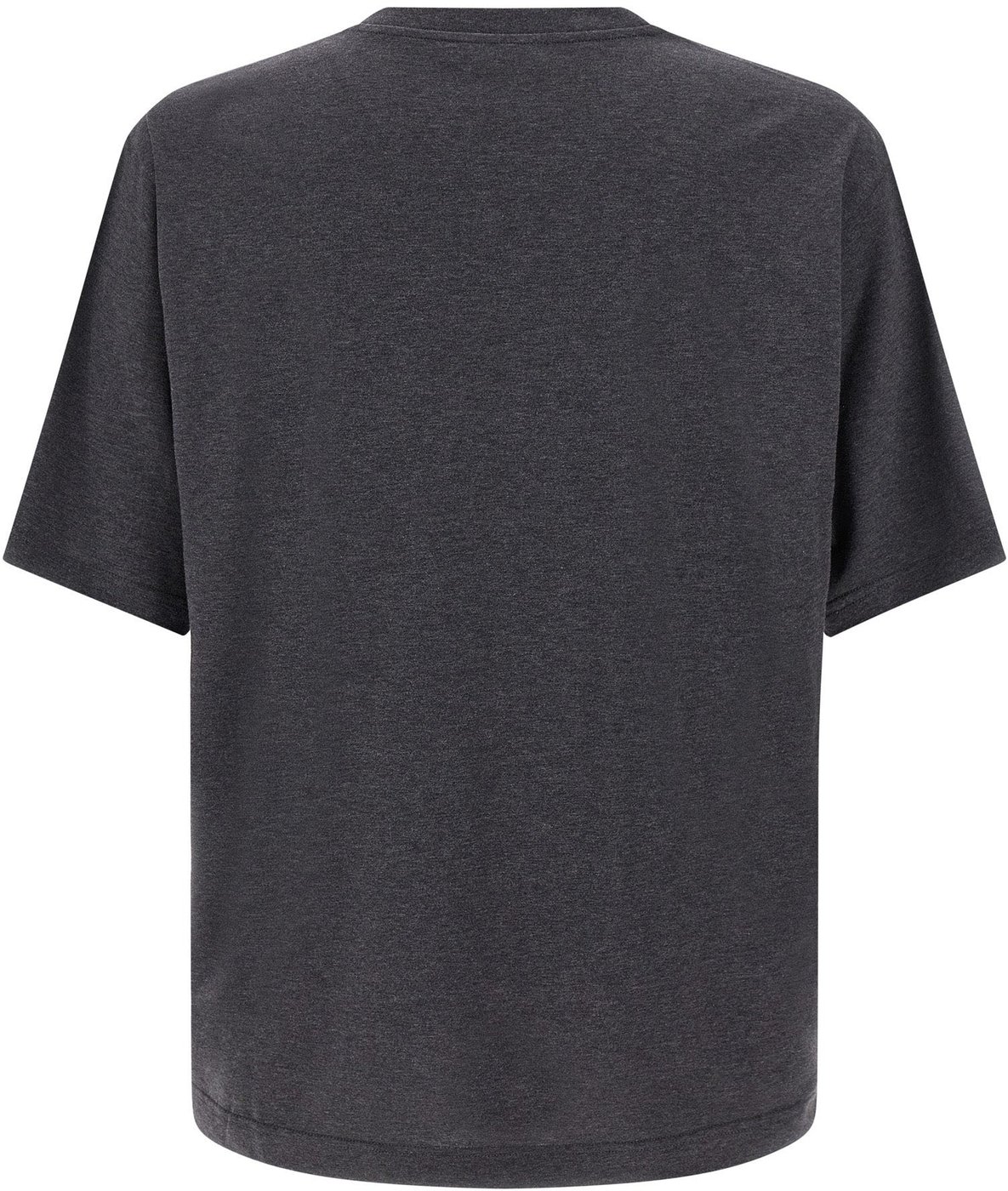 Dolce & Gabbana Gray Cotton T-Shirt