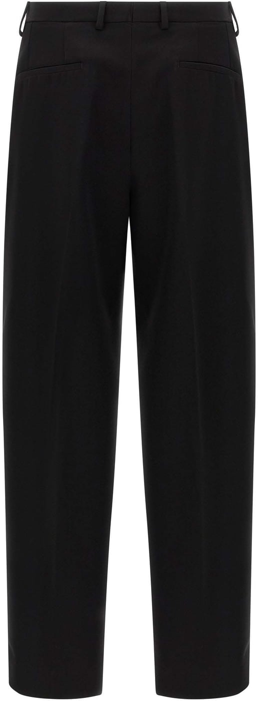 Dolce & Gabbana Black Virgin Wool Dress Pants