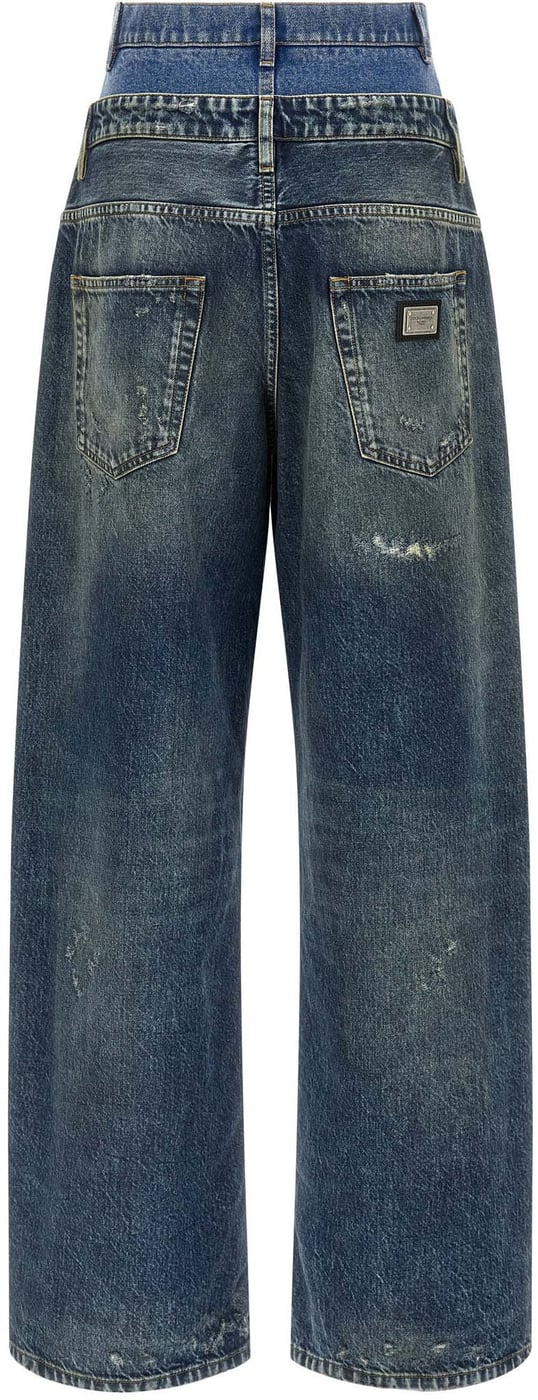 Dolce & Gabbana Blue Cotton Jeans Denim