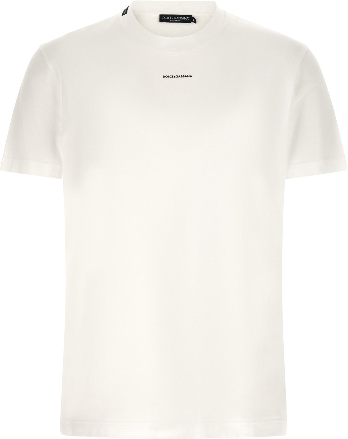 Dolce & Gabbana White Cotton T-Shirt