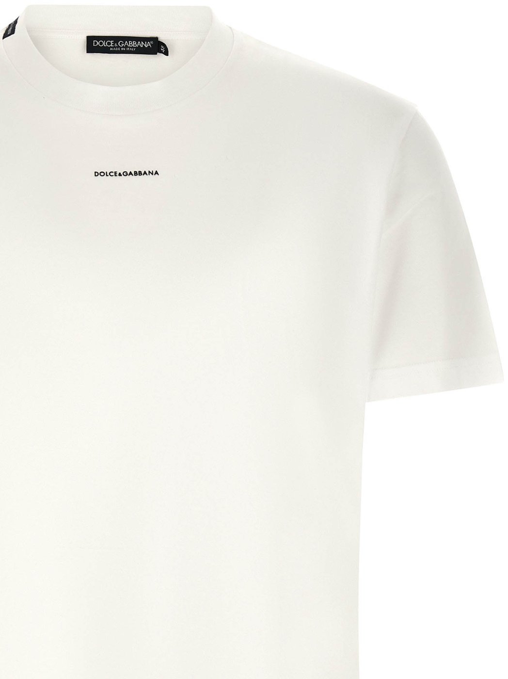 Dolce & Gabbana White Cotton T-Shirt