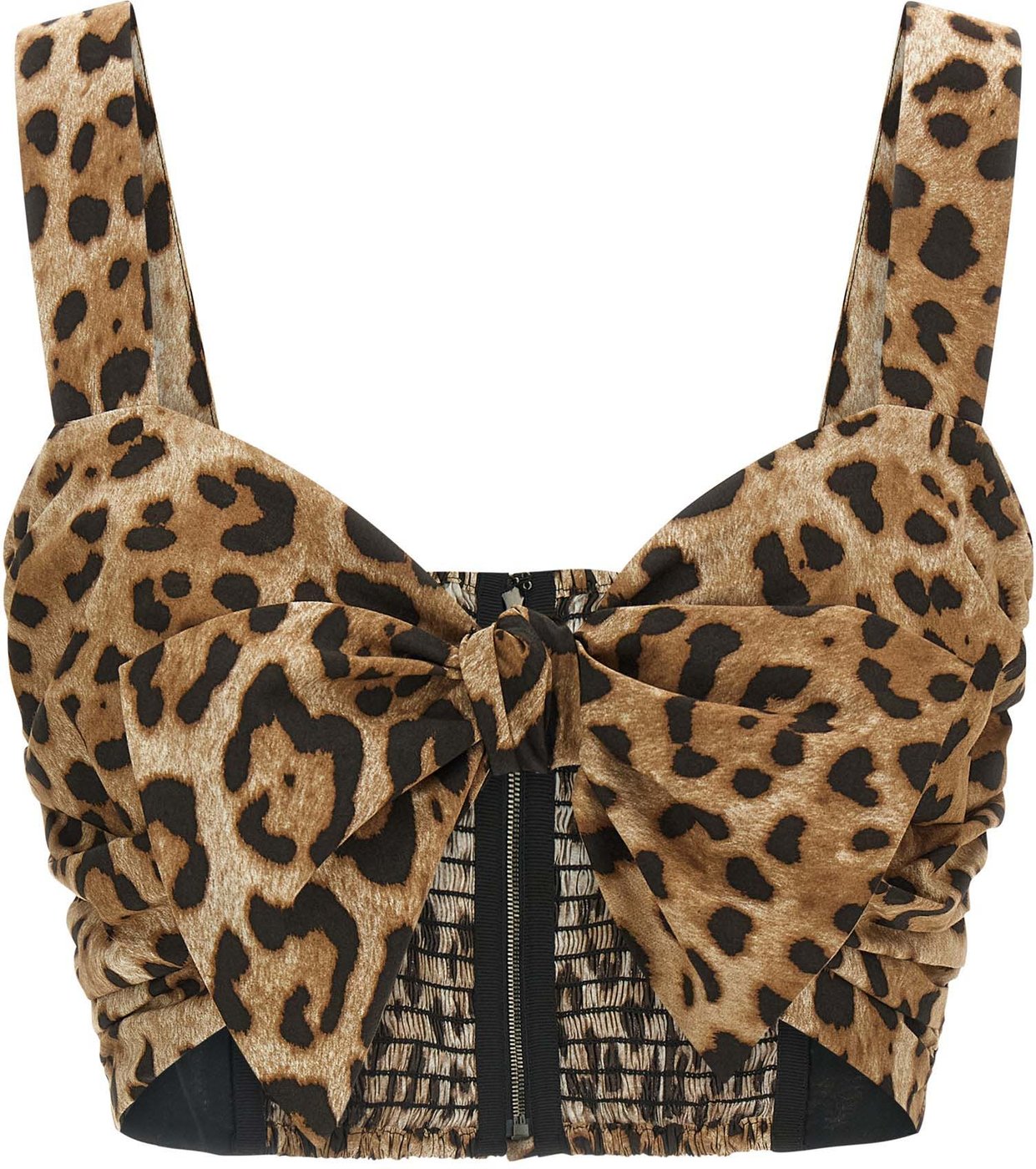 Dolce & Gabbana Brown Cotton Blouse