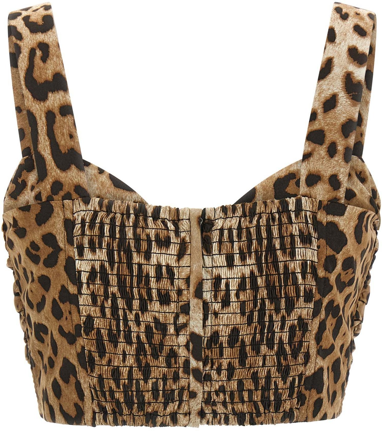 Dolce & Gabbana Brown Cotton Blouse