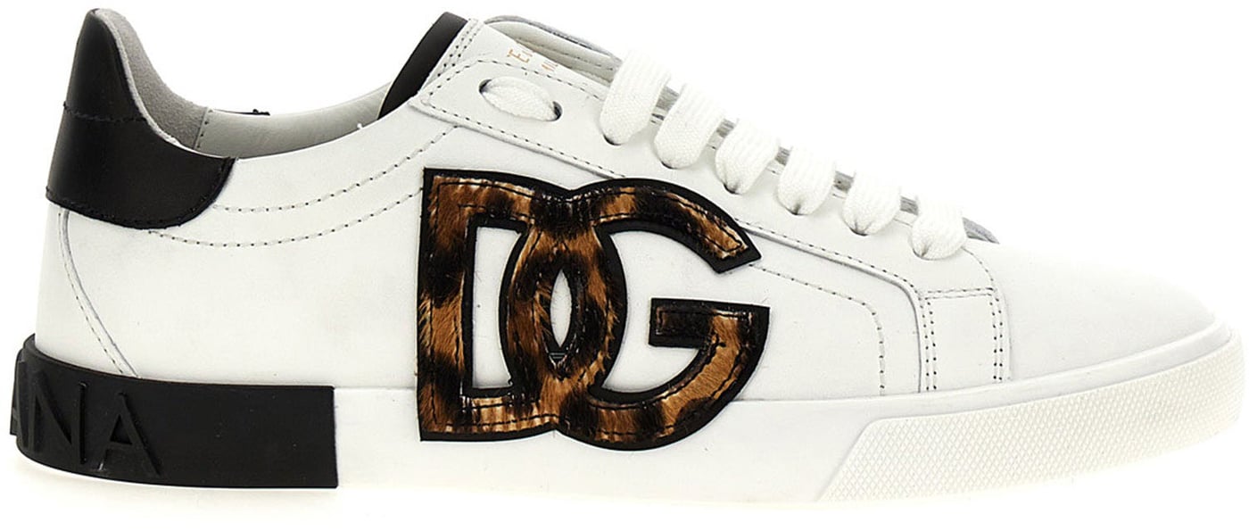 Dolce & Gabbana Multicolor Calfskin Low Top Sneakers