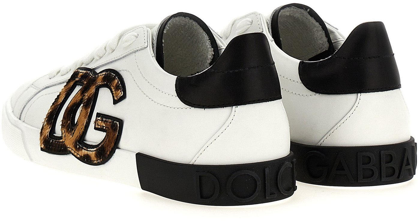 Dolce & Gabbana Multicolor Calfskin Low Top Sneakers