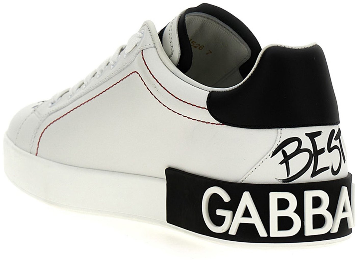 Dolce & Gabbana Bicolor Calfskin Sneakers