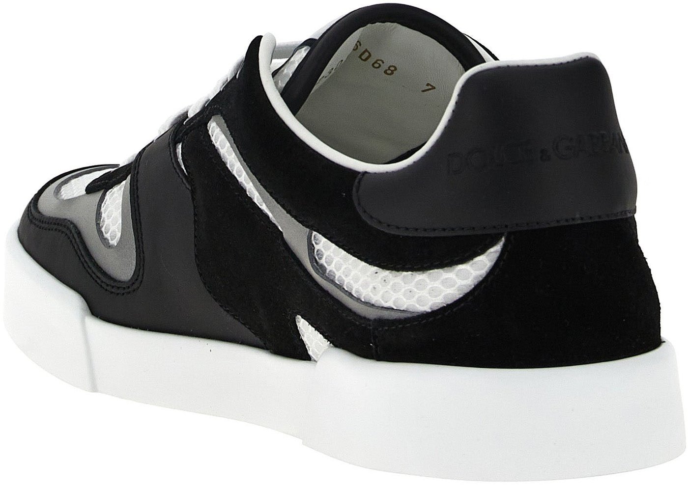 Dolce & Gabbana Bicolor Calfskin Sneakers
