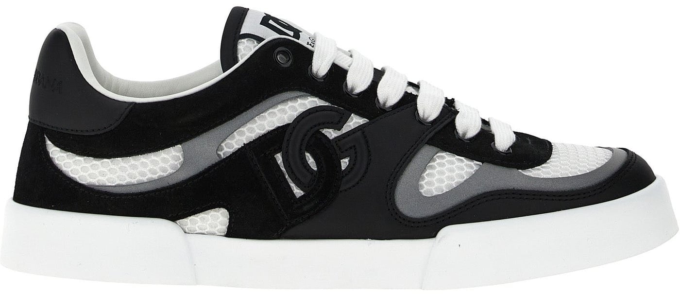 Dolce & Gabbana Bicolor Calfskin Sneakers