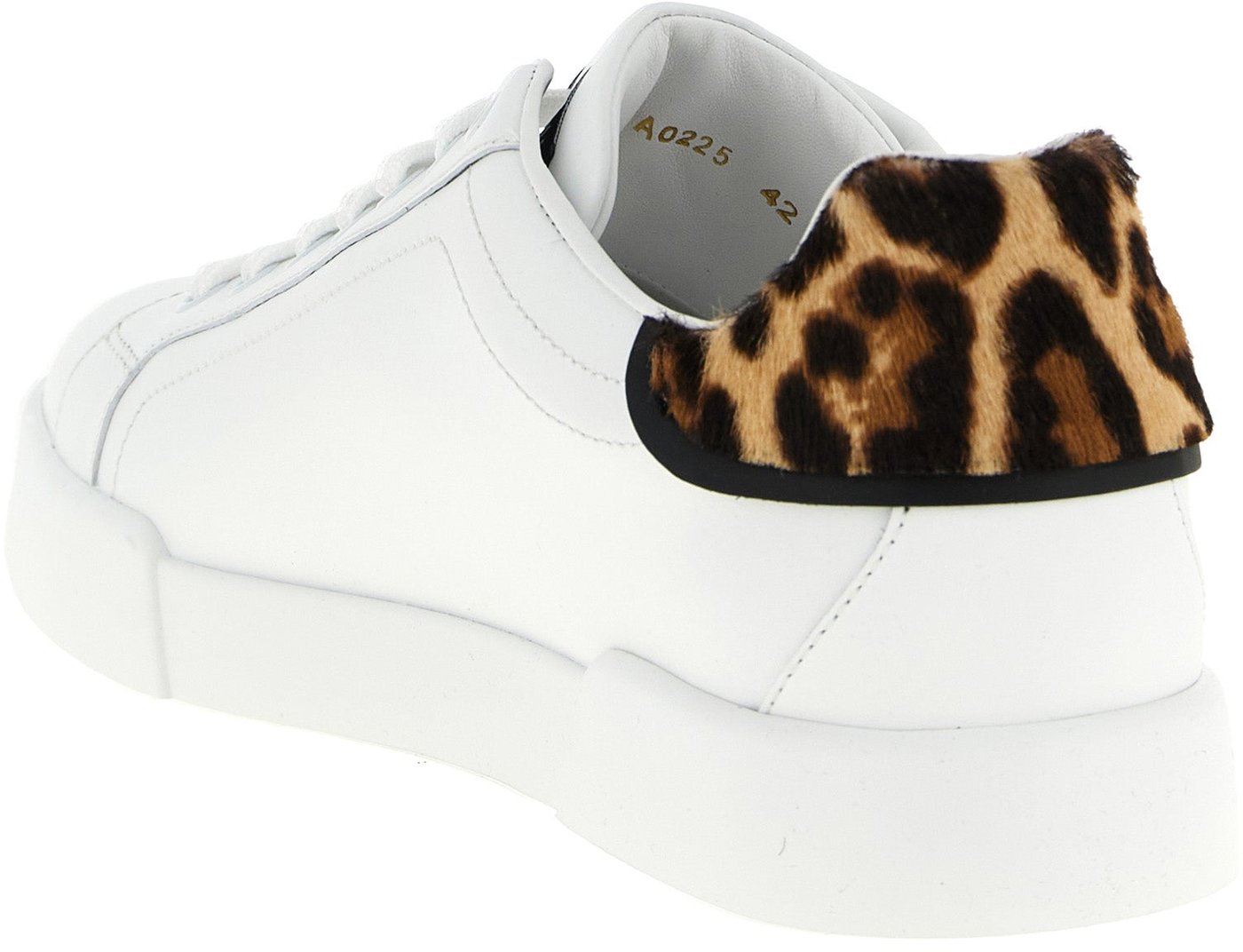 Dolce & Gabbana Brown Calfskin Low Top Sneakers