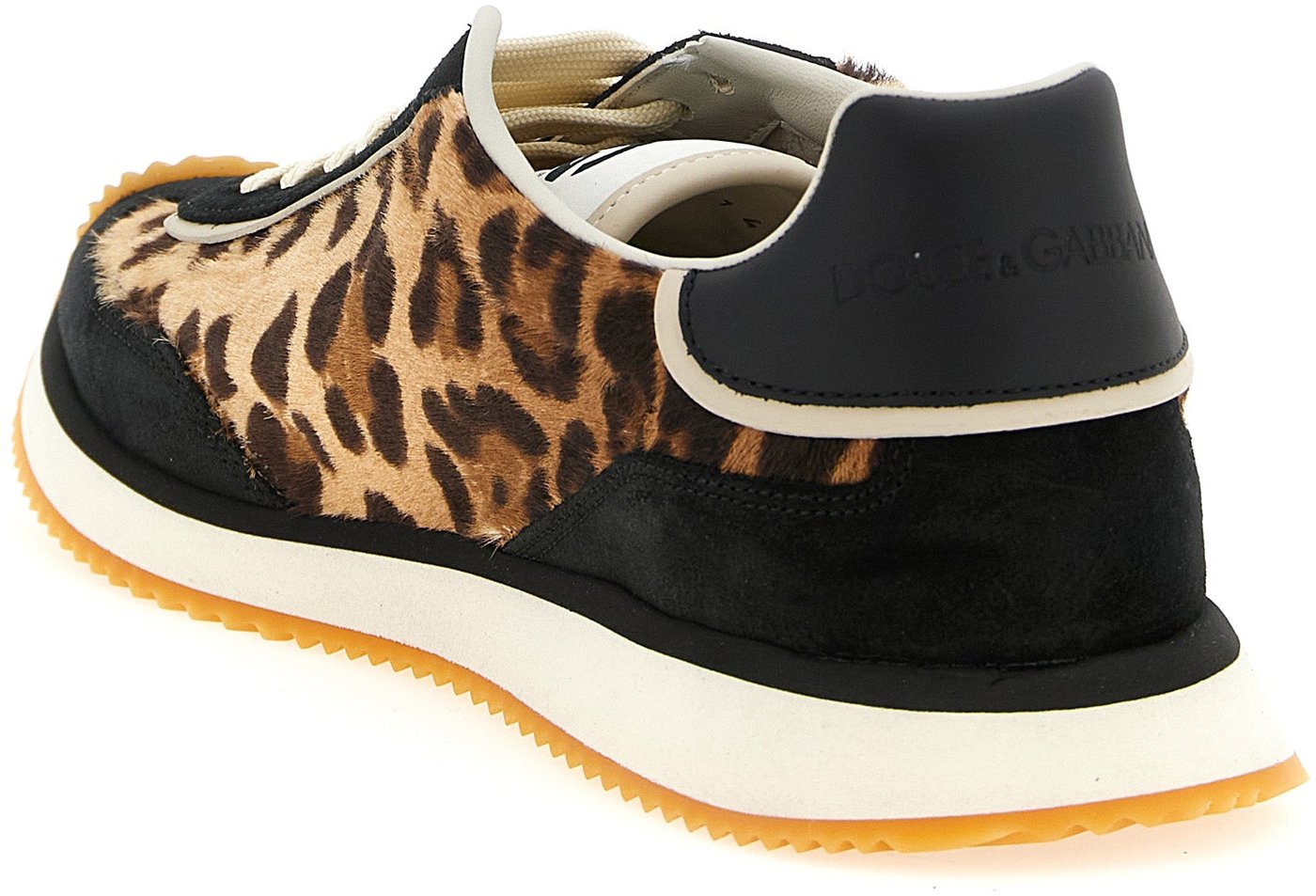 Dolce & Gabbana Multicolor Calfskin Low Top Sneakers