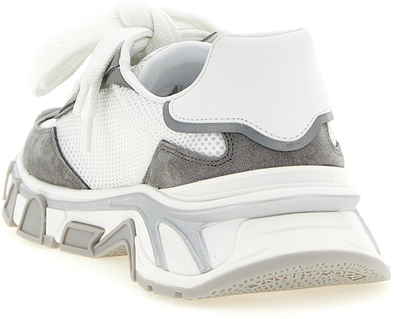 Dolce & Gabbana Gray Polyester Athletic Sneakers