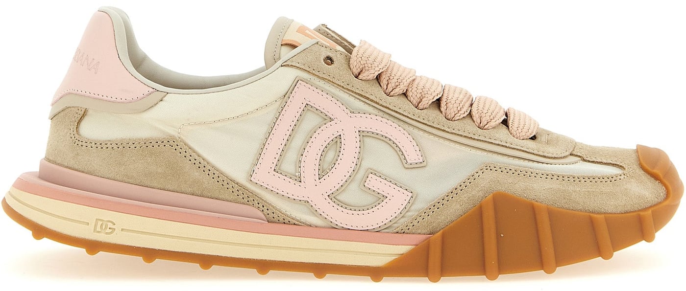 Dolce & Gabbana Multicolor Polyamide Athletic Sneakers