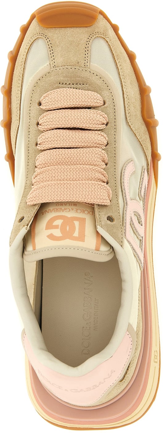 Dolce & Gabbana Multicolor Polyamide Athletic Sneakers