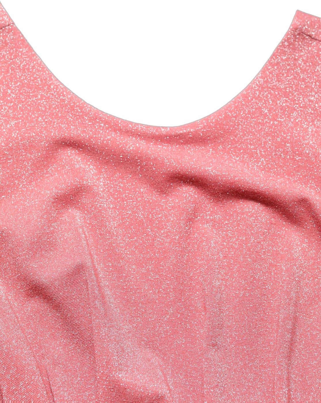 Dolce & Gabbana Coral Pink Pleated Sleeveless Max Dress