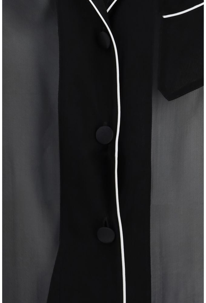 Dolce & Gabbana Black Silk Shirt