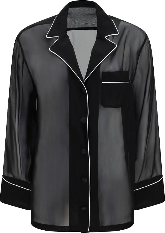 Dolce & Gabbana Black Silk Shirt