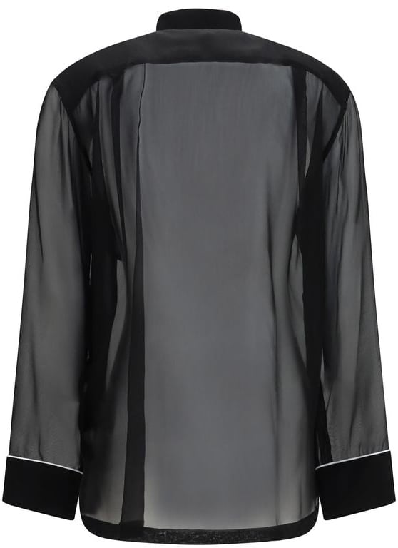 Dolce & Gabbana Black Silk Shirt