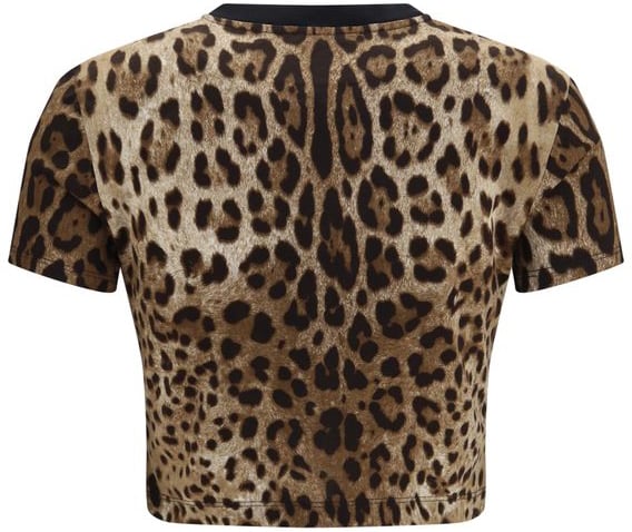Dolce & Gabbana Beige Cotton T-Shirt