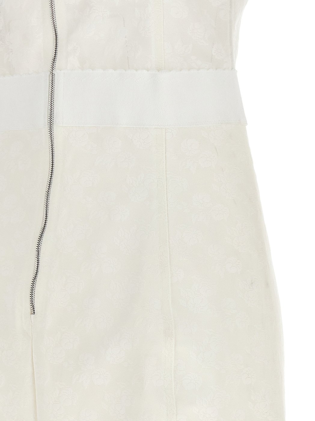 Dolce & Gabbana White Polyamide Midi Dress