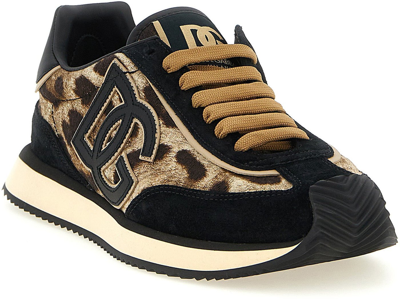 Dolce & Gabbana Multicolor Cotton Low Top Sneakers