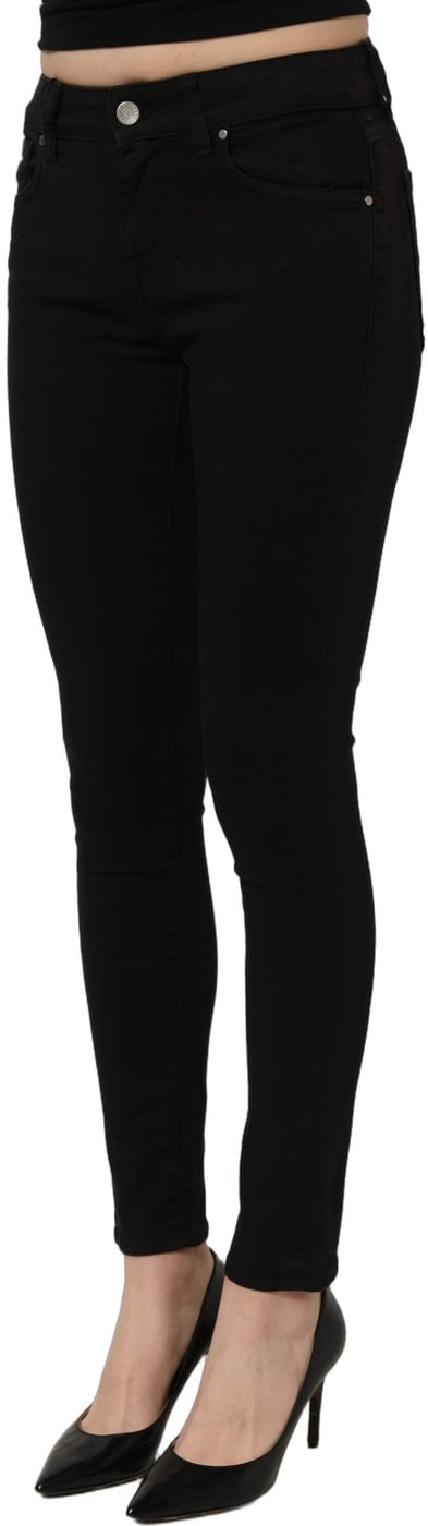 Dolce & Gabbana Black Cotton Stretch Skinny Denim Jeans