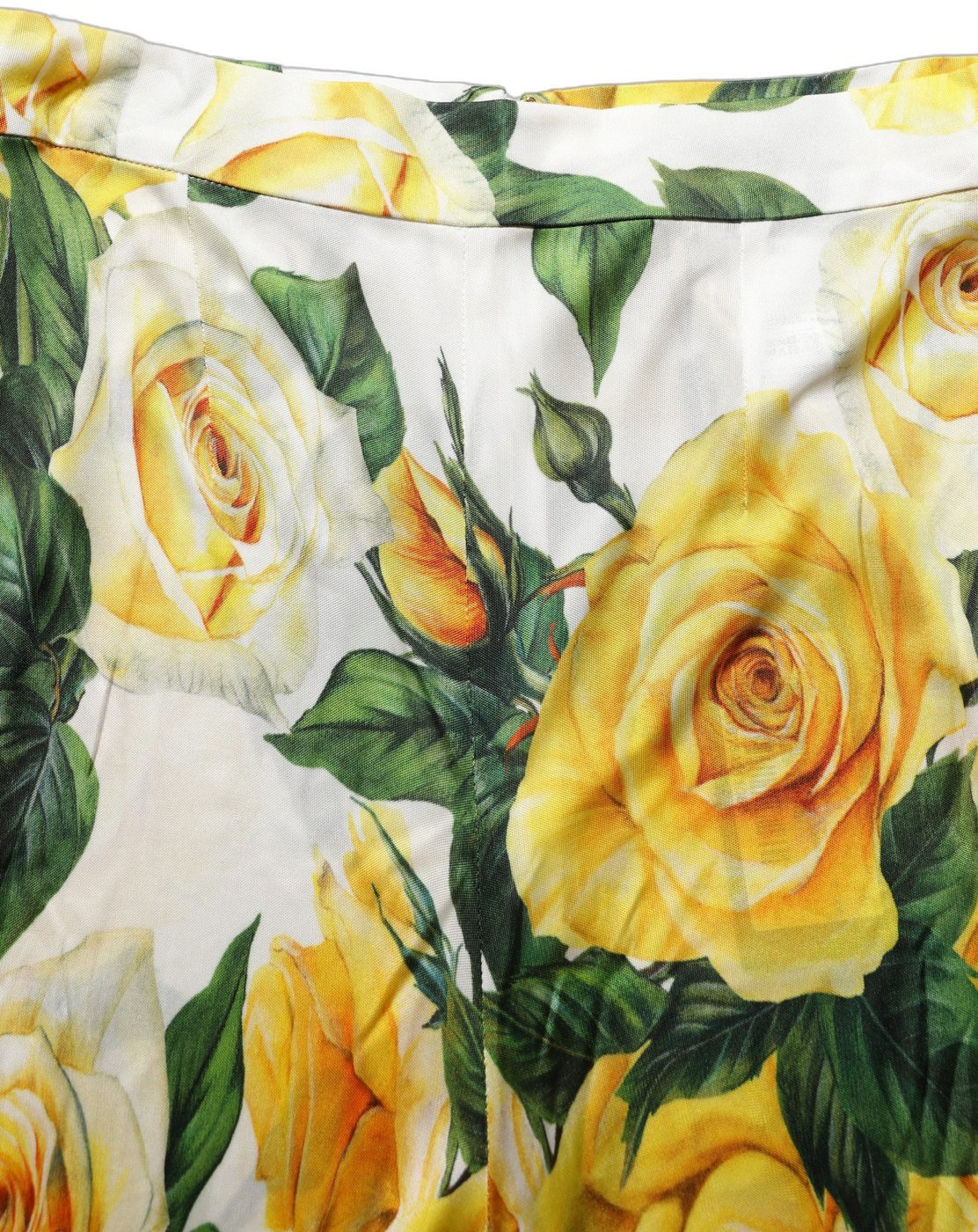 Dolce & Gabbana Multicolor Floral High Waist Straight Pants