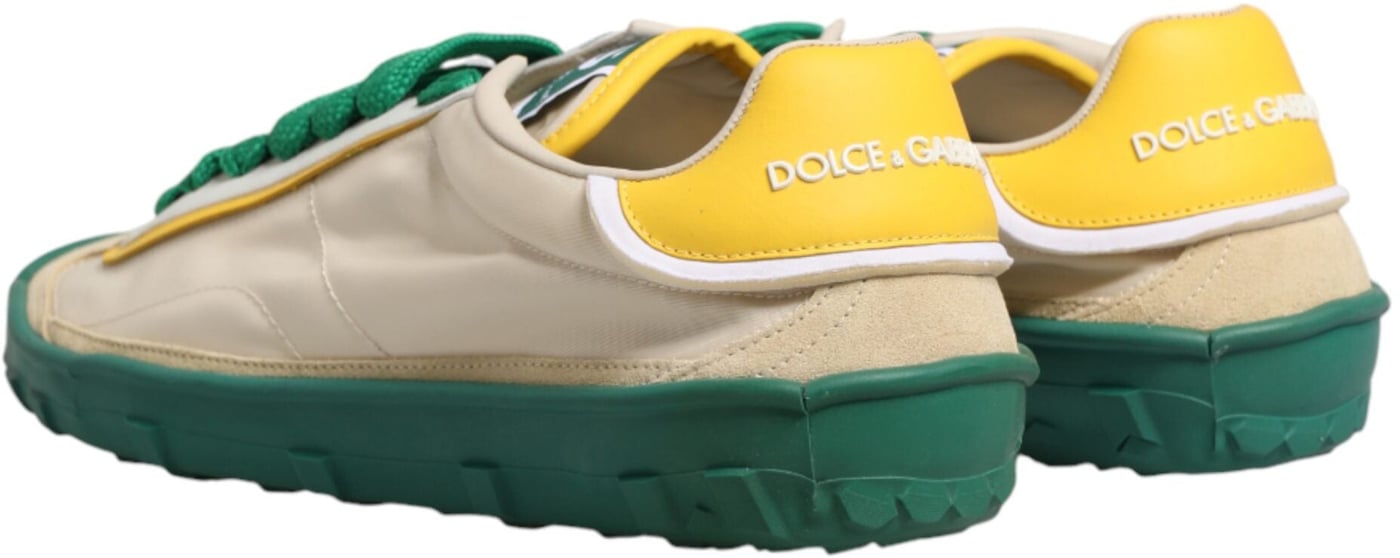 Dolce & Gabbana Multicolor Old Runner Lace Up Sneakers Shoes