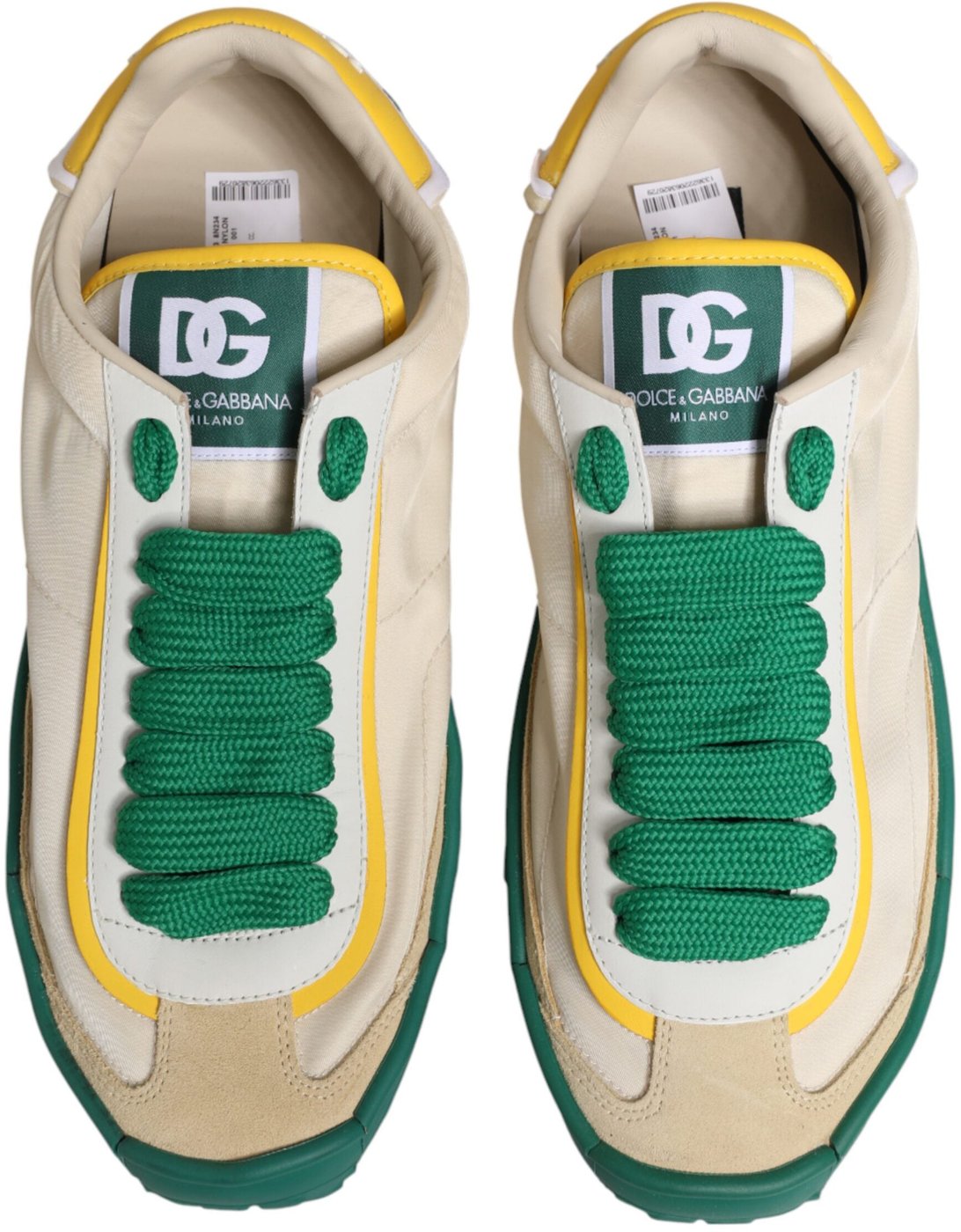 Dolce & Gabbana Multicolor Old Runner Lace Up Sneakers Shoes