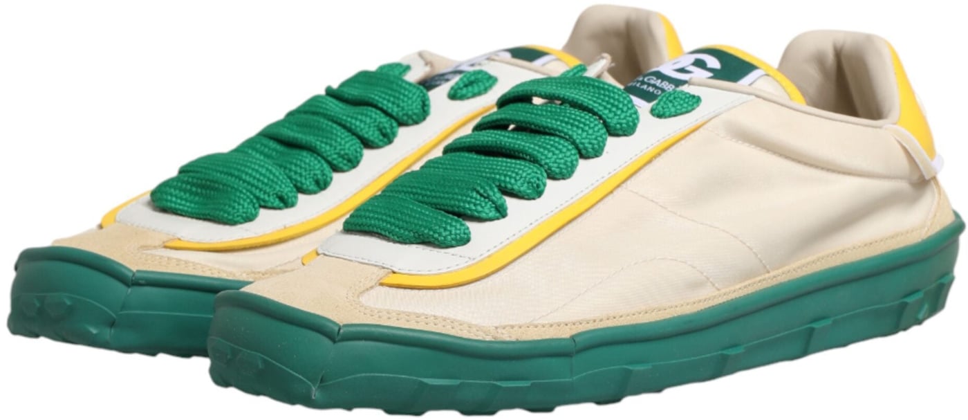 Dolce & Gabbana Multicolor Old Runner Lace Up Sneakers Shoes