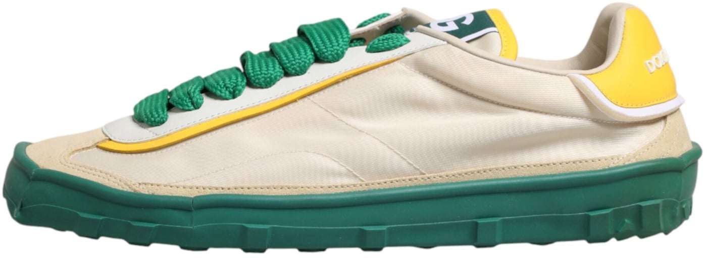 Dolce & Gabbana Multicolor Old Runner Lace Up Sneakers Shoes