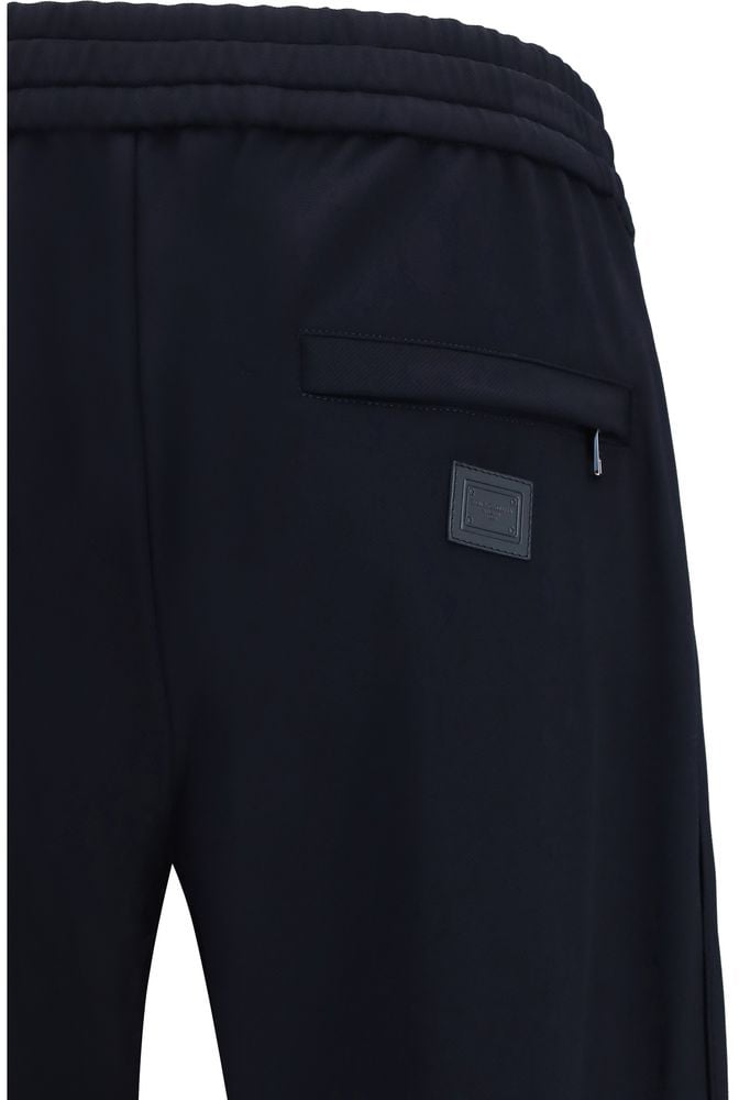 Dolce & Gabbana Blue Polyamide Athletic Pants