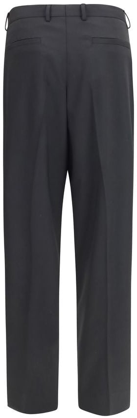 Dolce & Gabbana Black Wool Oves Aries Dress Pants