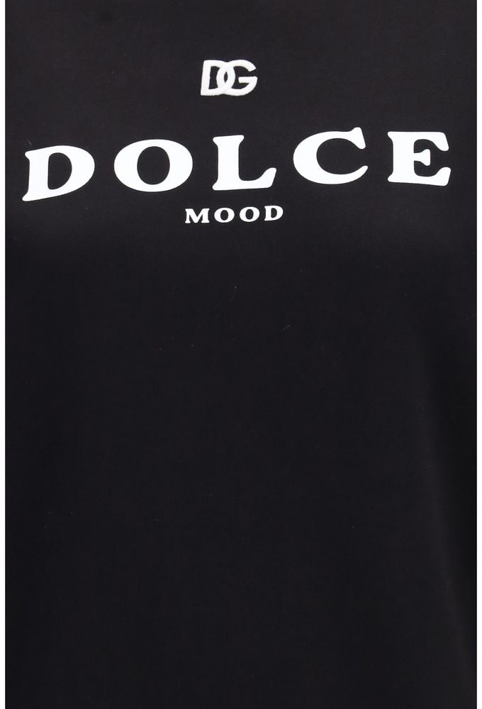 Dolce & Gabbana Black Cotton Sweatshirt