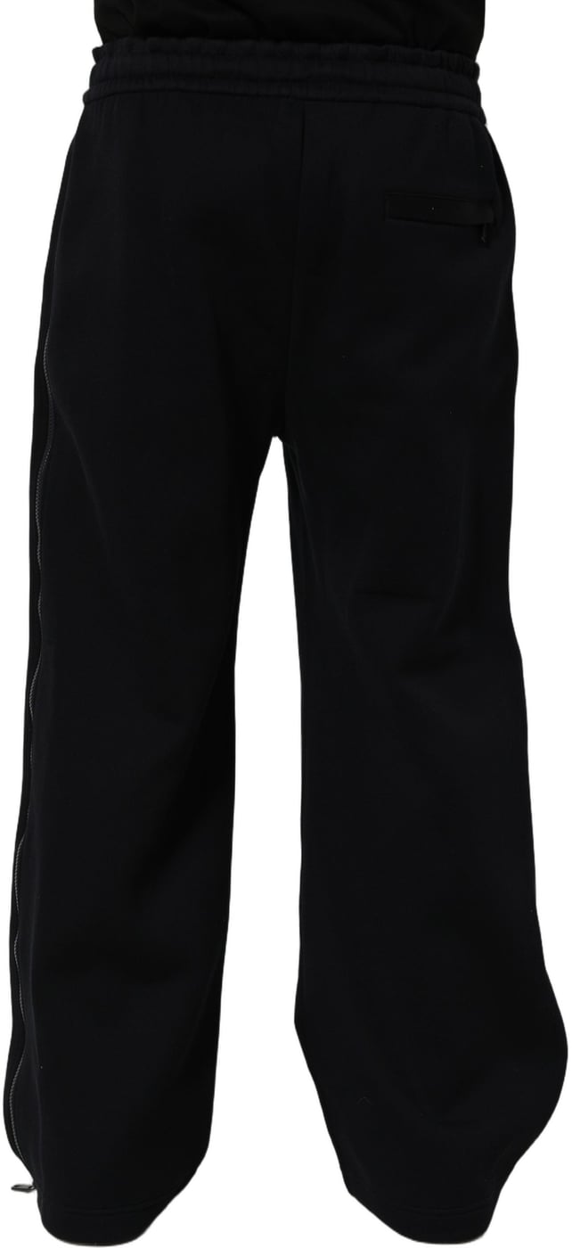 Dolce & Gabbana Dark Blue Relaxed Wide Leg Men Jogger Pants