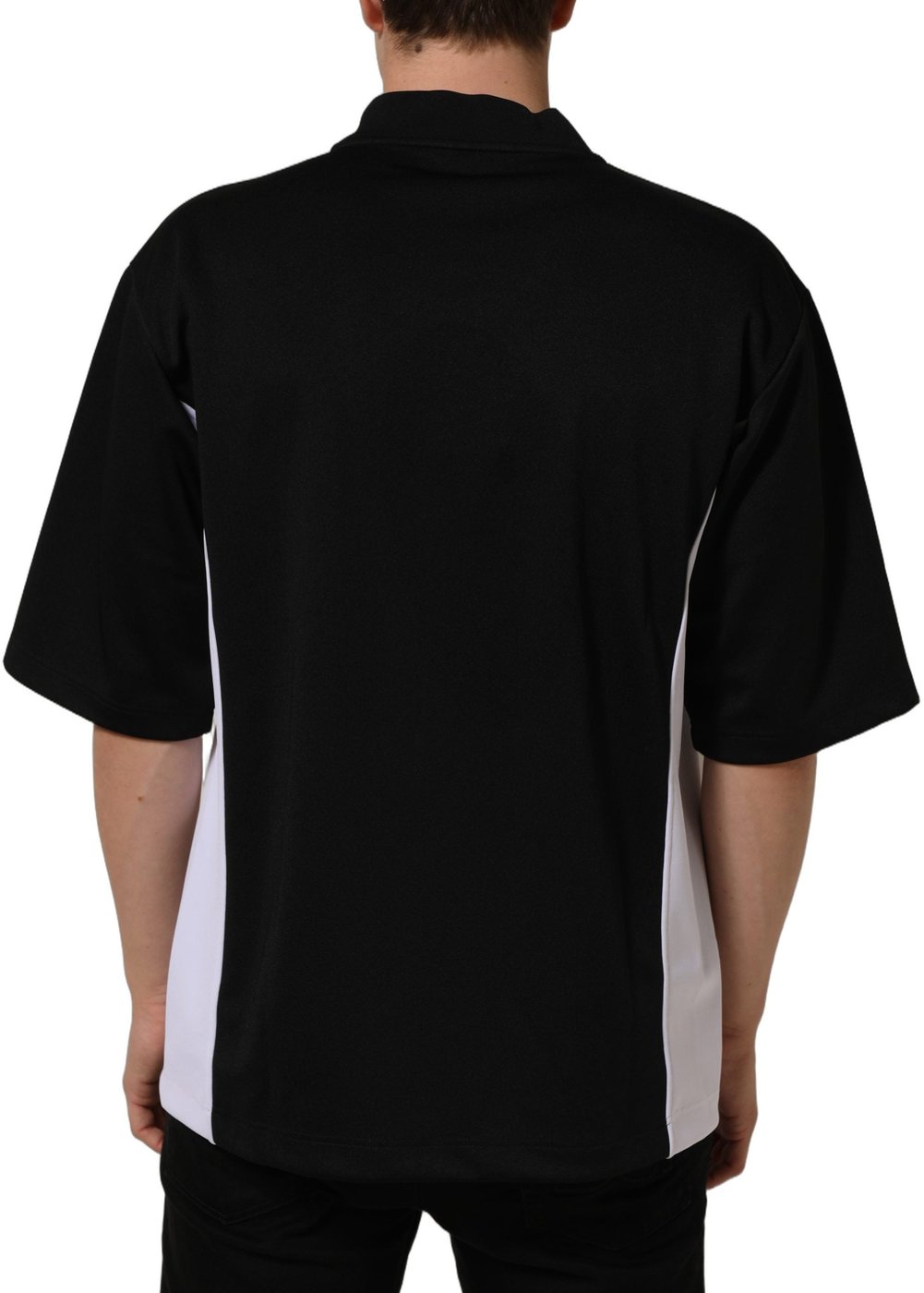Dolce & Gabbana Black Polyester DGVIB3 Oversized Jersey T-shirt
