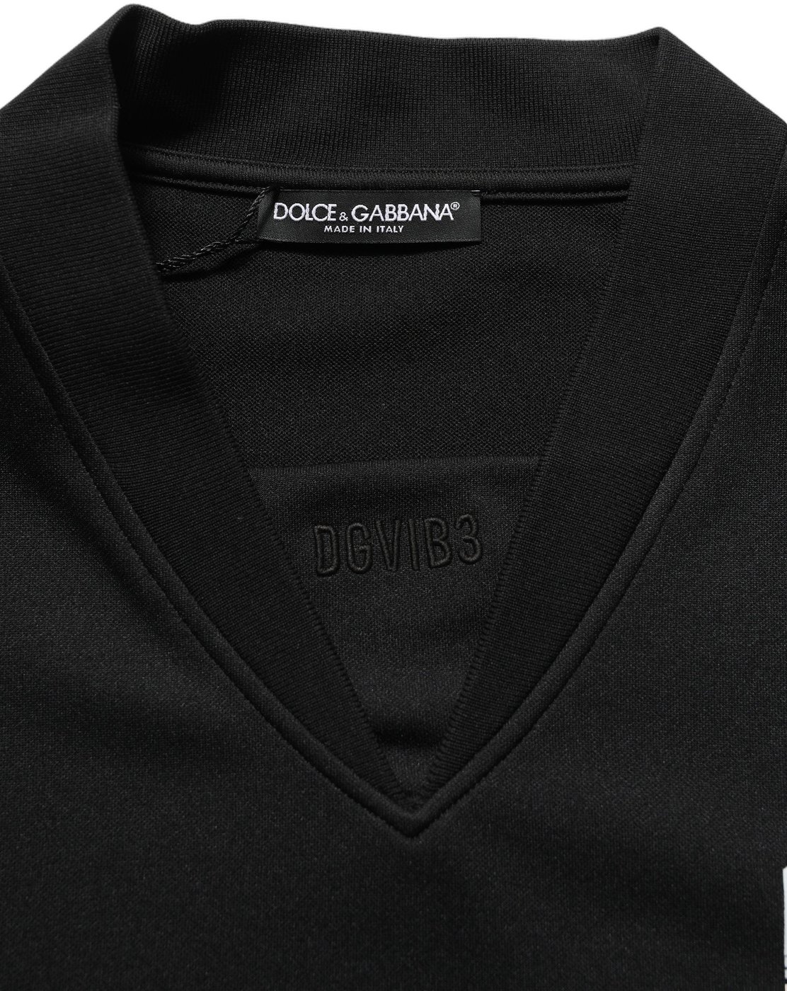 Dolce & Gabbana Black Polyester DGVIB3 Oversized Jersey T-shirt