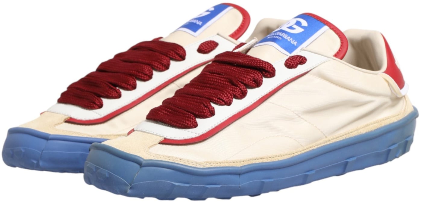 Dolce & Gabbana Multicolor Old Runner Lace-Up Sneakers Shoes