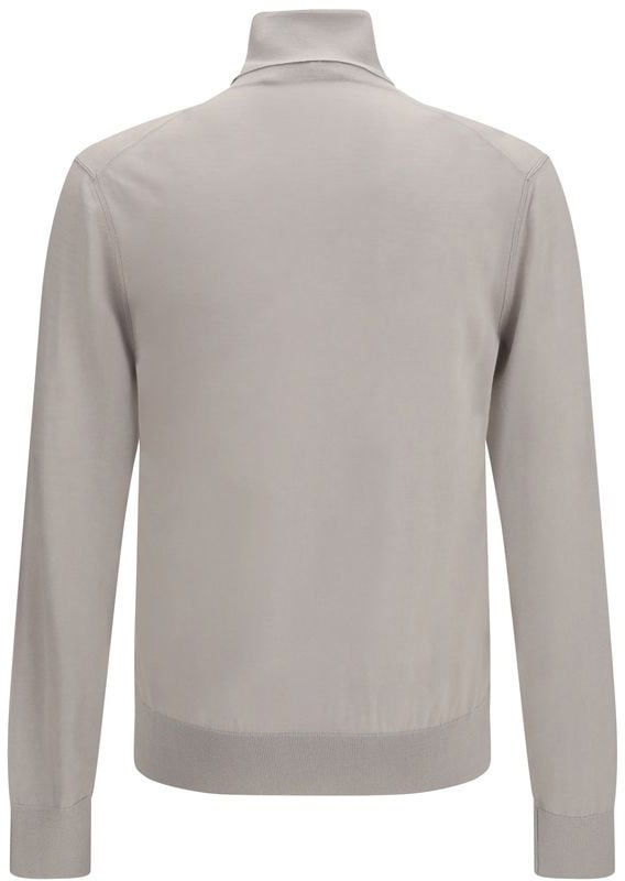 Dolce & Gabbana Beige Cashmere Turtleneck