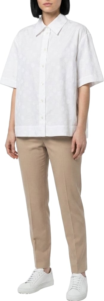 Dolce & Gabbana White Cotton Shortsleeve Shirt