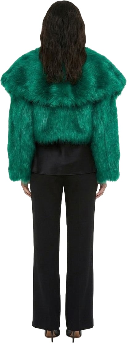 Dolce & Gabbana Green MicroModal Coat