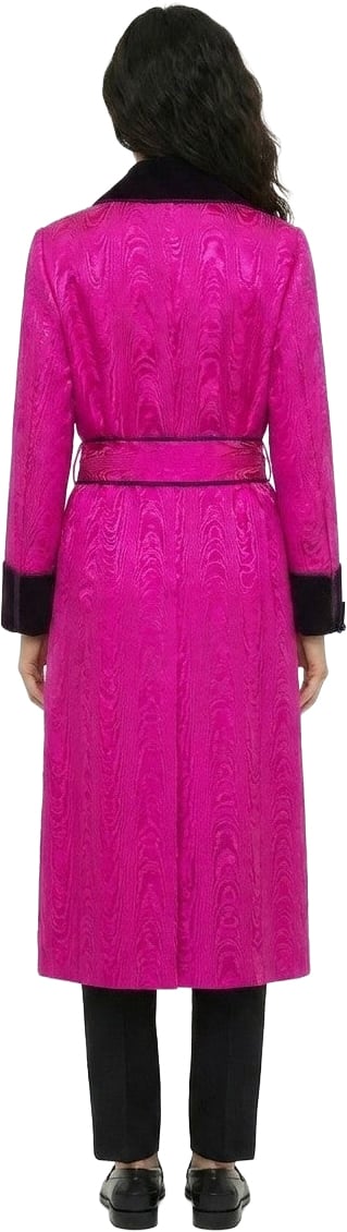 Dolce & Gabbana Pink Polyester Coat