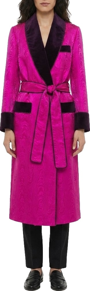 Dolce & Gabbana Pink Polyester Coat