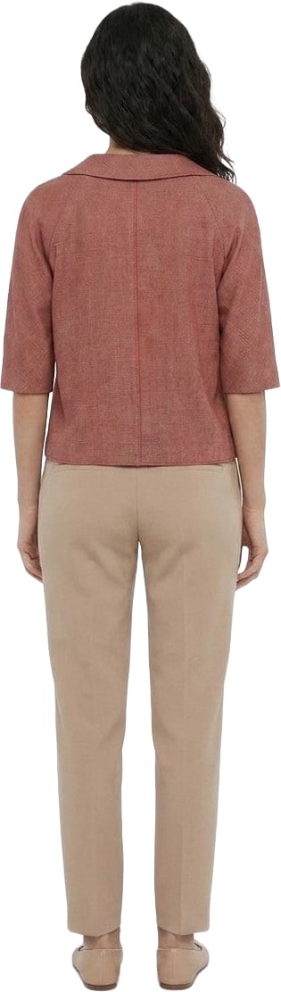 Dolce & Gabbana Pink Silk Full-Length Jacket
