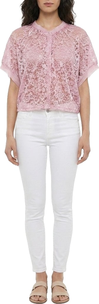 Dolce & Gabbana Pink Rayon Shortsleeve Shirt