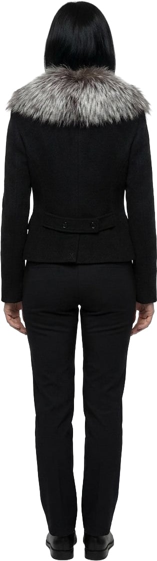 Dolce & Gabbana Black Virgin Wool Jacket