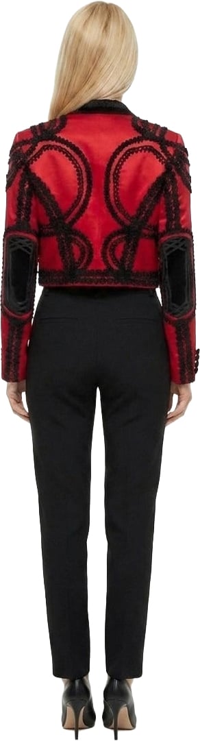 Dolce & Gabbana Bicolor Cotton Full-Length Jacket